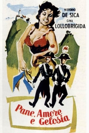 Poster Chléb, láska a žárlivost 1954