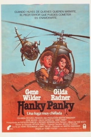 Poster Hanky Panky: una fuga muy chiflada 1982
