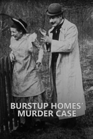 Poster Burstup Homes' Murder Case 1913