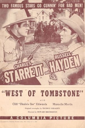 Poster West of Tombstone 1942