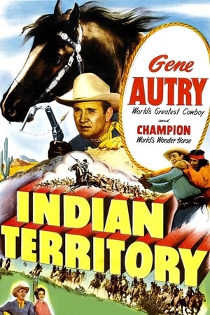 Poster Indian Territory 1950