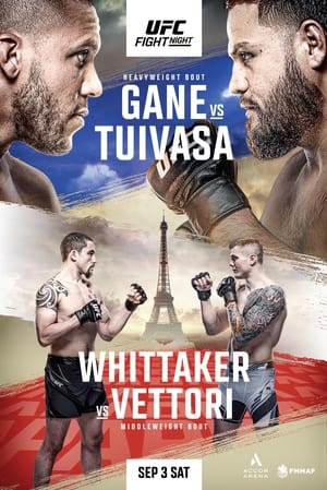 Poster UFC Fight Night 209: Gane vs. Tuivasa 2022