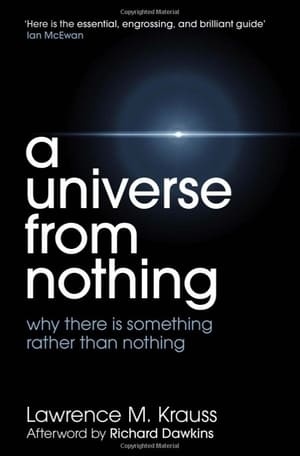Poster Something From Nothing: A Conversation with Richard Dawkins and Lawrence Krauss 2012