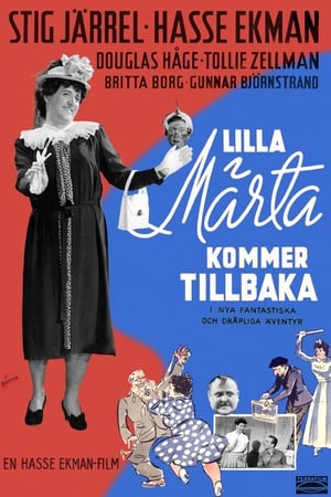 Poster Lilla Märta kommer tillbaka eller Grevinnans snedsteg eller Den vilda jakten efter det hemliga dokumentet 1948