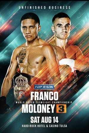 Poster Joshua Franco vs. Andrew Moloney III 2021