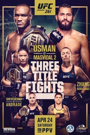 Poster UFC 261: Usman vs. Masvidal 2 2021