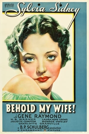 Poster Behold My Wife! 1934