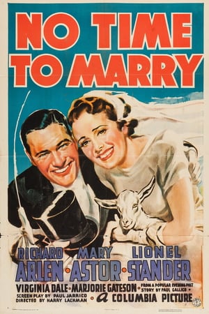 Poster No Time To Marry 1938