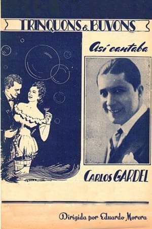 Poster Así cantaba Carlos Gardel 1935