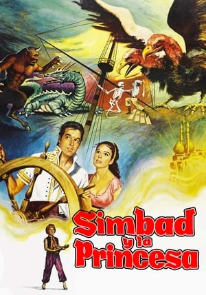 Poster Simbad y la princesa 1958