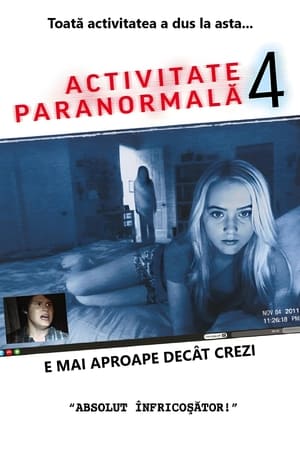 Poster Activitate paranormală 4 2012