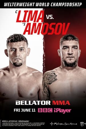 Poster Bellator 260: Lima vs. Amosov 2021