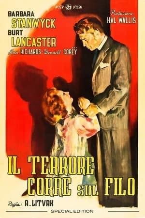 Poster Il terrore corre sul filo 1948