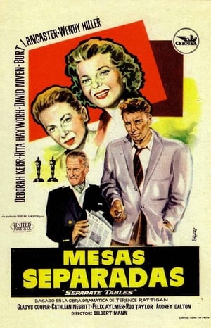 Poster Mesas separadas 1958