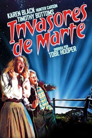 Poster Invasores de Marte 1986