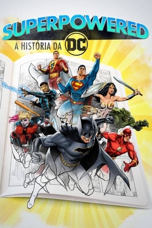 Poster Superpowered: A História da DC 2023