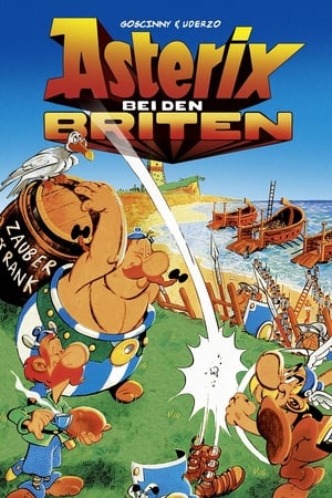Poster Asterix bei den Briten 1986