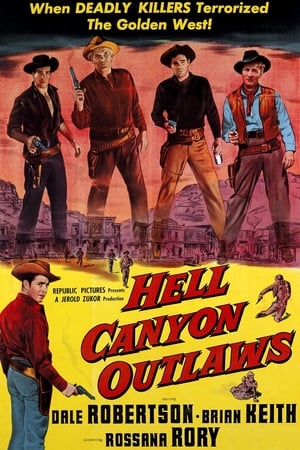Poster Hell Canyon Outlaws 1957