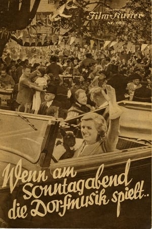 Poster Wenn am Sonntagabend die Dorfmusik spielt 1933