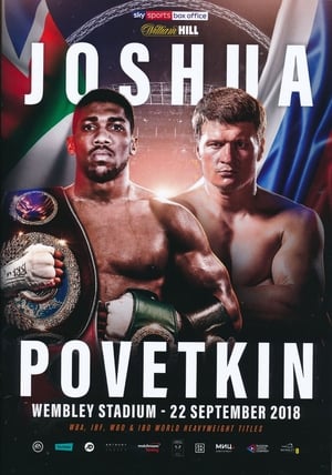 Poster Anthony Joshua vs. Alexander Povetkin 2018