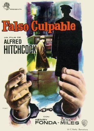 Poster Falso culpable 1956