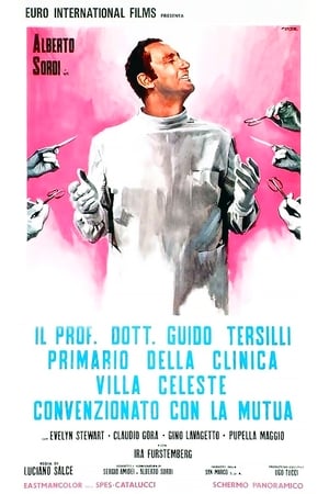 Poster Il Prof. Dott. Guido Tersilli primario della Clinica Villa Celeste convenzionata con la Mutua 1969