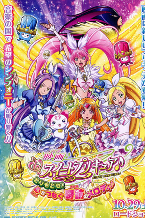 Poster Pretty Cure Movie 8 Take it back! The Miraculous Melody that Connects Hearts! 2011