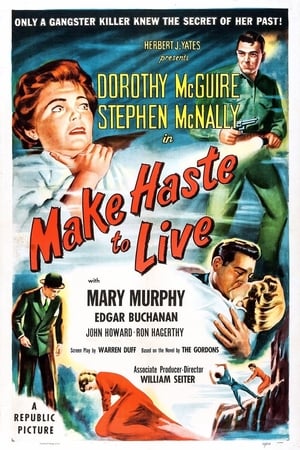 Poster Make Haste to Live 1954