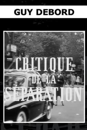 Poster Critique de la Séparation 1961