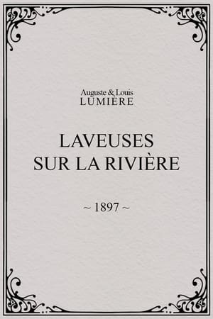 Poster Laveuses sur la rivière 1897