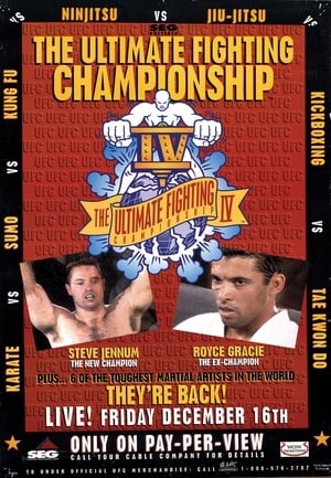 Poster UFC 4: Revenge of the Warriors 1994