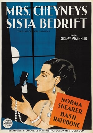 Poster The Last of Mrs. Cheyney 1929