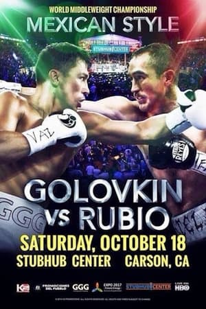 Poster Gennady Golovkin vs. Marco Antonio Rubio 2014