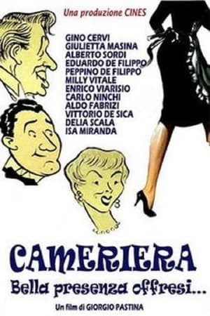 Poster Cameriera bella presenza offresi... 1951