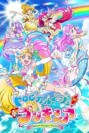 Poster Tropical-Rouge! Precure Season 1 Sky, Clear Up! Shiny Meteor Shower Night! 2021
