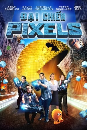 Poster Đại Chiến Pixels 2015