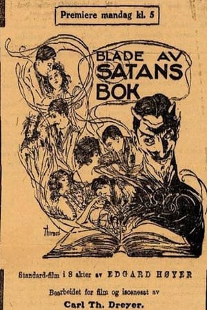 Poster Blade af Satans Bog 1920