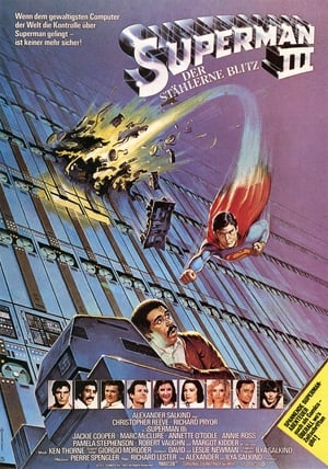 Poster Superman III - Der stählerne Blitz 1983