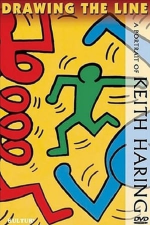 Poster Drawing the Line: A Portrait of Keith Haring 1989