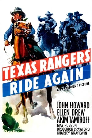 Poster The Texas Rangers Ride Again 1940