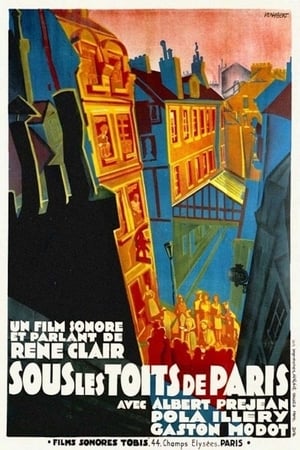 Poster Под крышами Парижа 1930