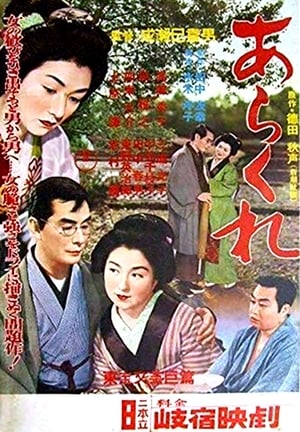 Poster あらくれ 1957