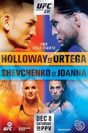 Poster UFC 231: Holloway vs. Ortega 2018