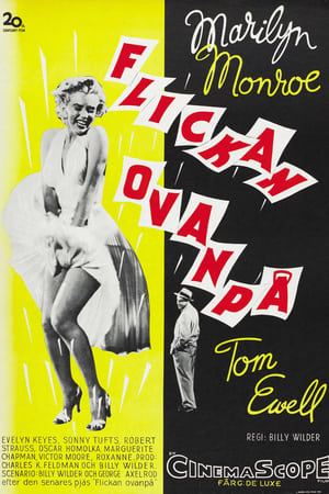 Poster Flickan ovanpå 1955