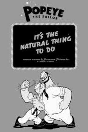 Poster It's the Natural Thing to Do 1939