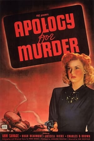Poster Apology for Murder 1945