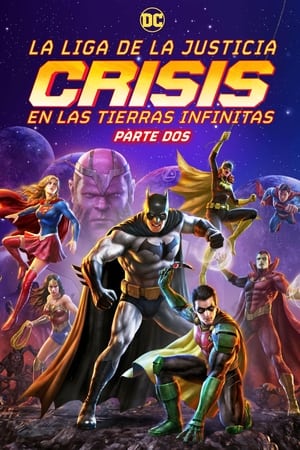 Poster Liga de la Justicia: Crisis en Tierras Infinitas, parte 2 2024