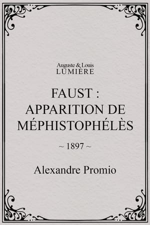 Poster Faust : apparition de Méphistophélès 1897