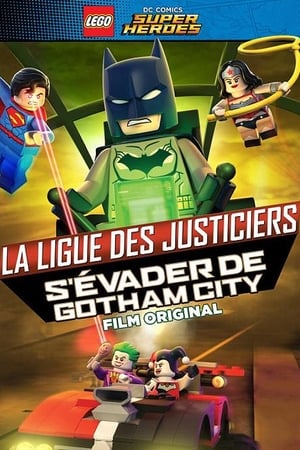 Poster Lego DC  Comics Super Héros - la ligue des justiciers - S’évader de Gotham City 2016