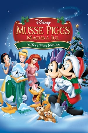 Poster Musse Piggs magiska jul - Julfest hos Musse 2001
